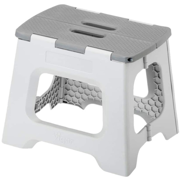 TABURETE COMPACT PLEGABLE GRIS 27CM
