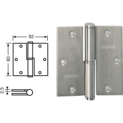 PERNIO 80 80x82 DCHA. INOX.