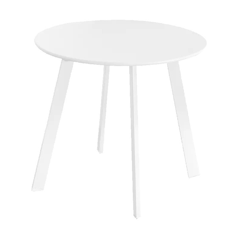 MESA ANIDABLE MARZIA ACERO BLANCO 50x44CM