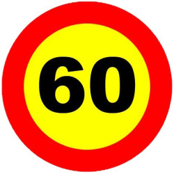 SEÑAL VELOCIDAD MAXIMA 60KM ECO-50