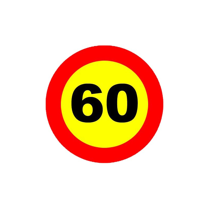 SEÑAL VELOCIDAD MAXIMA 60KM ECO-50