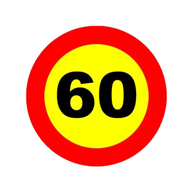 SEÑAL VELOCIDAD MAXIMA 60KM ECO-50