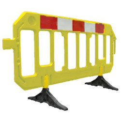 VALLA PLASTICA GATE BARRIER AMARILLO 2x1M REFLEX