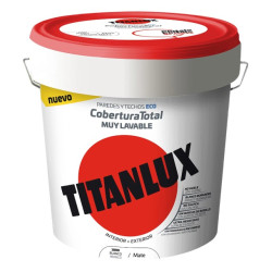 PINTURA TITANLUX COBERTURA BLANCO 15L