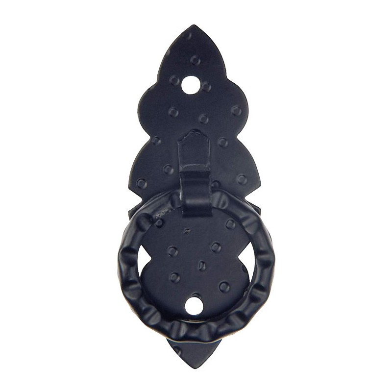 TIRADOR ANILLA 80x30mm. NEGRO