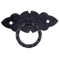 TIRADOR ANILLA 65x25 NEGRO