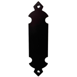 ESCUDO LISO BOCALLAVE NEGRO