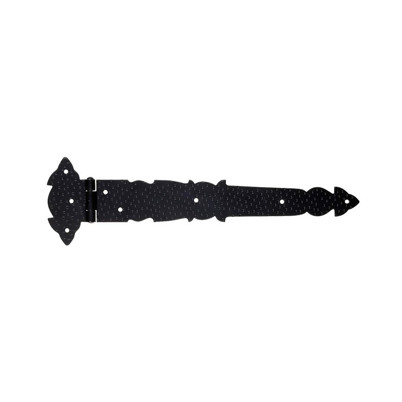 BISAGRA 12-C SOBREPONER NEGRA