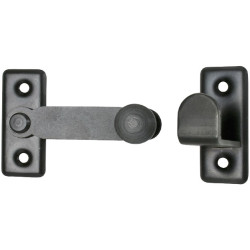 ALDABILLA DE BOTON PLANA NEGRO