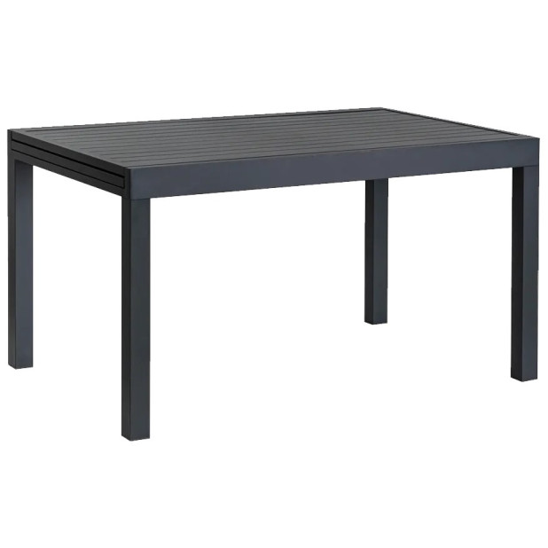 MESA EXTENSIBLE THAIS ALUMINIO GRAFITO 135x90x74CM