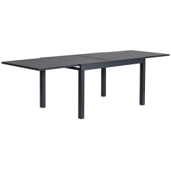 MESA EXTENSIBLE THAIS ALUMINIO GRAFITO 135x90x74CM