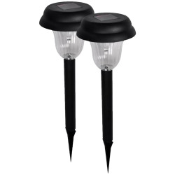 LÁMPARA SOLAR PLÁSTICO 11x33CM