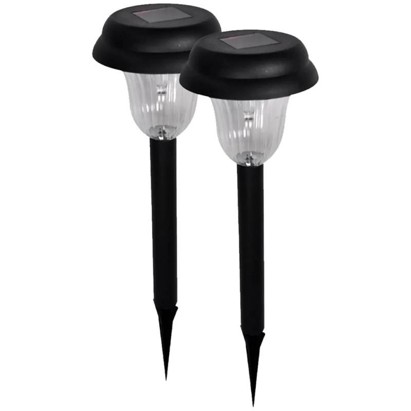 LÁMPARA SOLAR PLÁSTICO 11x33CM