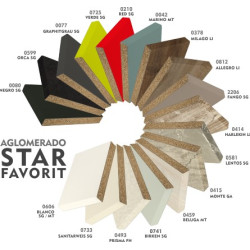 AGLOM.STAR FAVORIT 2800x2050x20 M2 0606 BLANCO SG