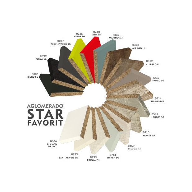 AGLOM.STAR FAVORIT 2800x2070x20 M2 0414 HARLEKIN LI