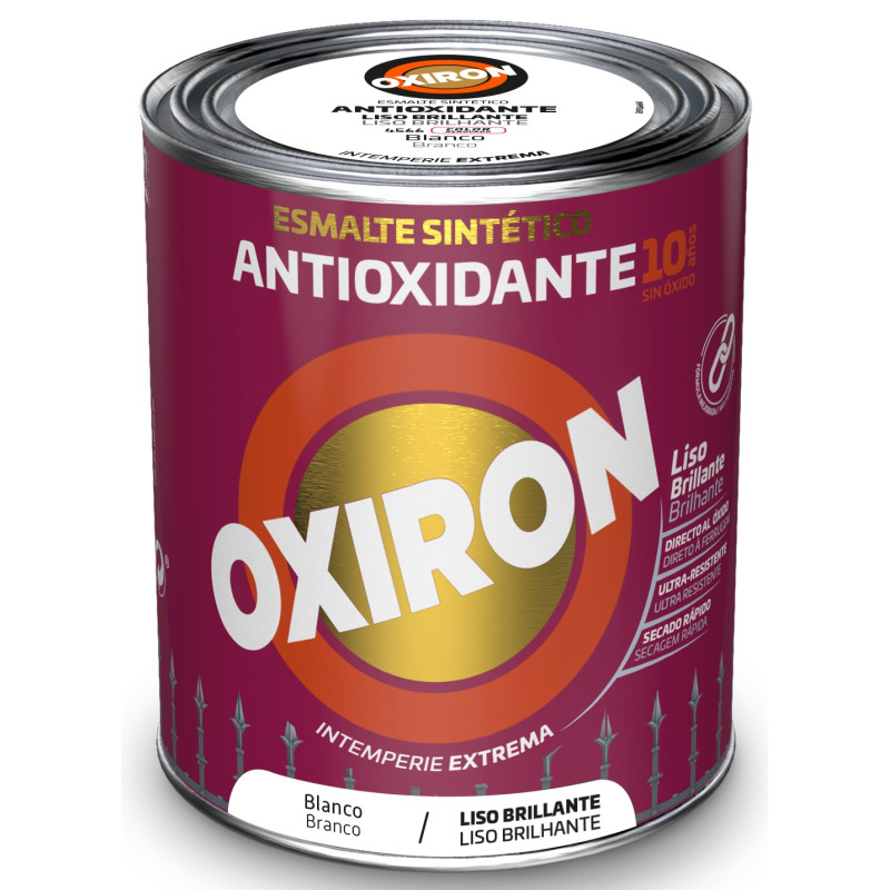 OXIRON ESMALTE LISO BRILLANTE BLANCO 750ML