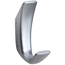 PERCHA ANZUELO PLAST. CROMADO MATE C/D