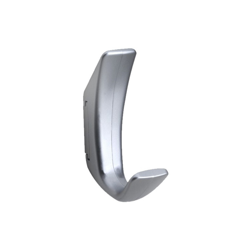PERCHA ANZUELO PLAST. CROMADO MATE C/D