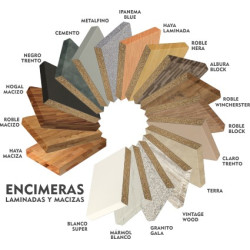 ENCIMERA HAYA MACIZA 2500x650x38 ML