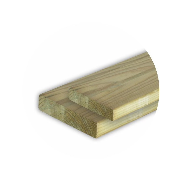 LISTON PINO ROJO TRATADO 95X45 ML