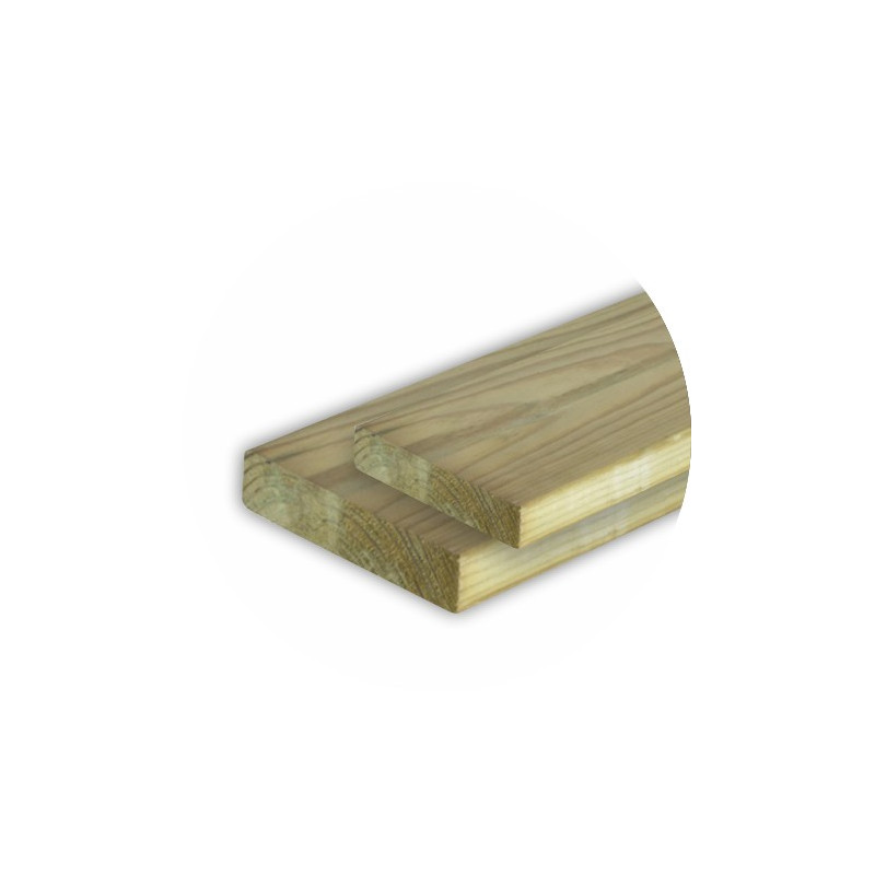 LISTON PINO ROJO TRATADO 195x45 ML