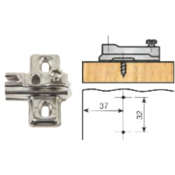 BASE BISAGRA M8-C0 MT S32