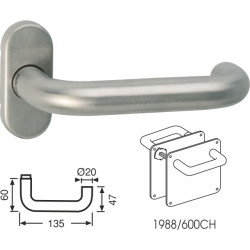 JGO. MANILLAS OCARIZ C.8 INOX BAÑO 70
