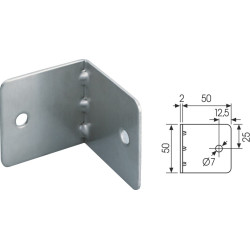 PINZAS P/CABINAS INOX 588