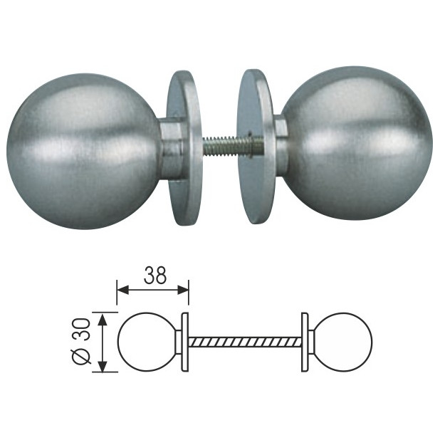 JGO. POMO P/CABINAS INOX 226 J 30