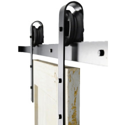 GUIA PUERTA CORREDERA 1,75MTS NEGRO