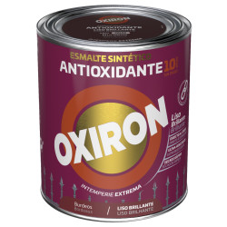 OXIRON ESMALTE LISO BRILLANTE BURDEOS 750ML