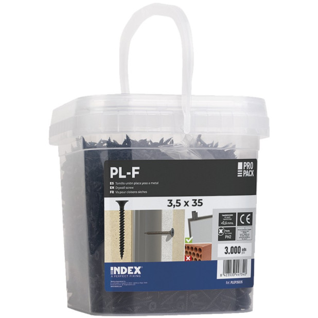TORNILLO PLADUR FOSFAT. PH2 3,5x35 3000UND