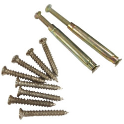 JGO. TORNILLOS PASANTES PUERTA 65mm.