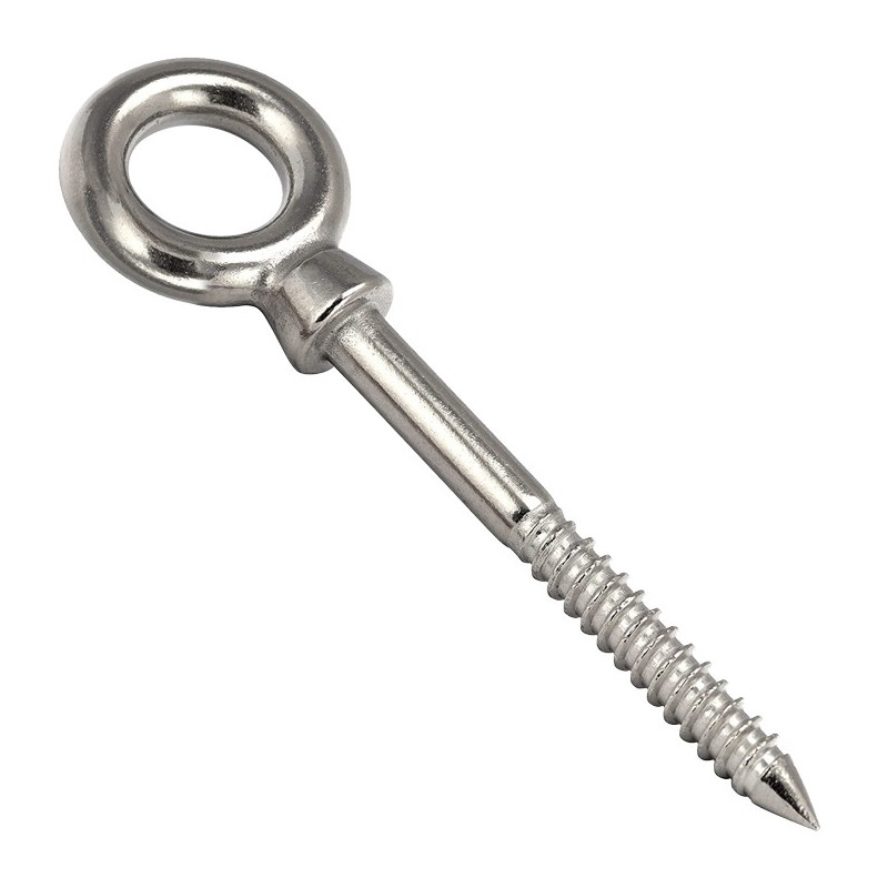 HEMBRILLA C INOX C/TIRAFONDO 6x60 1PZA.