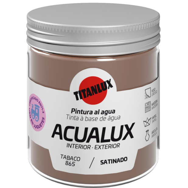 ACUALUX SATINADO TABACO 75ML