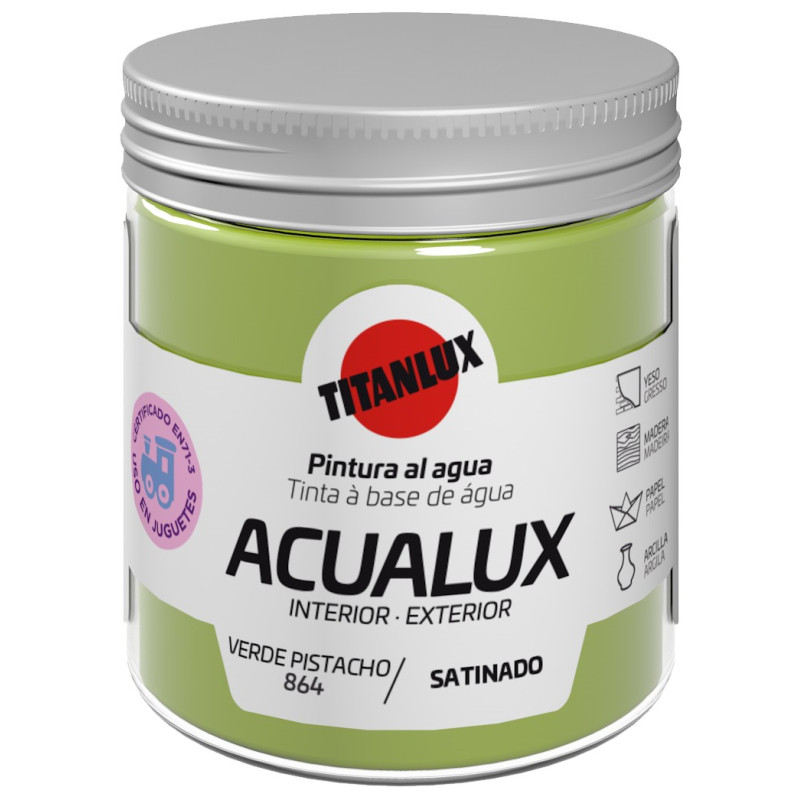 ACUALUX SATINADO VERDE PIST. 75ML