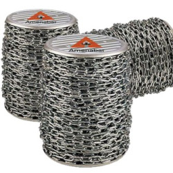 CADENA ZINCADA 8mm. R.20M (POR MTS.)