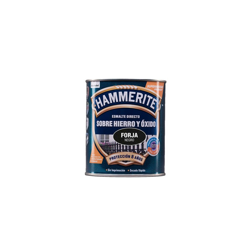 PINTURA HAMMERITE FORJA NEGRO 5L.