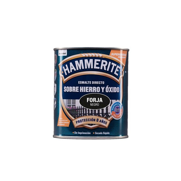 PINTURA HAMMERITE FORJA NEGRO 5L.