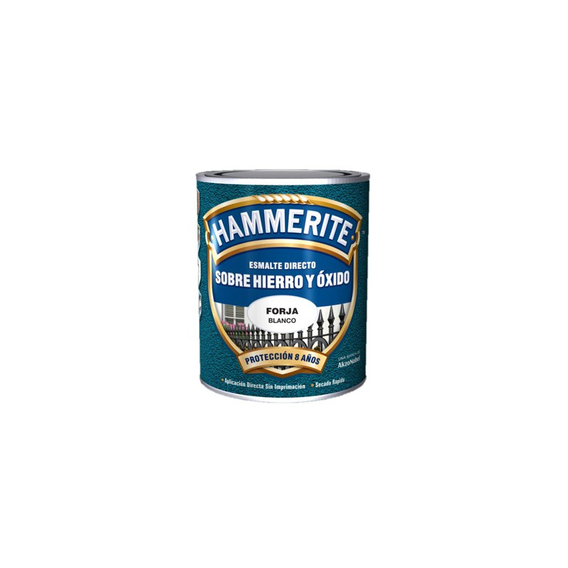 PINTURA HAMMERITE FORJA BLANCO 5L.