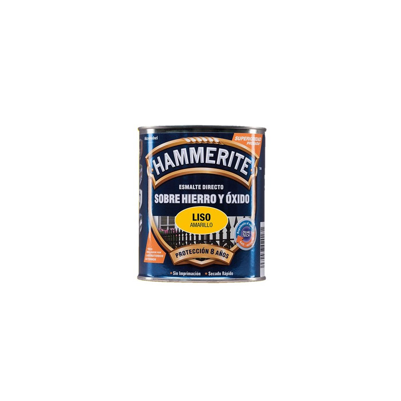 PINTURA HAMMERITE LISO AMARILLO 750ML.