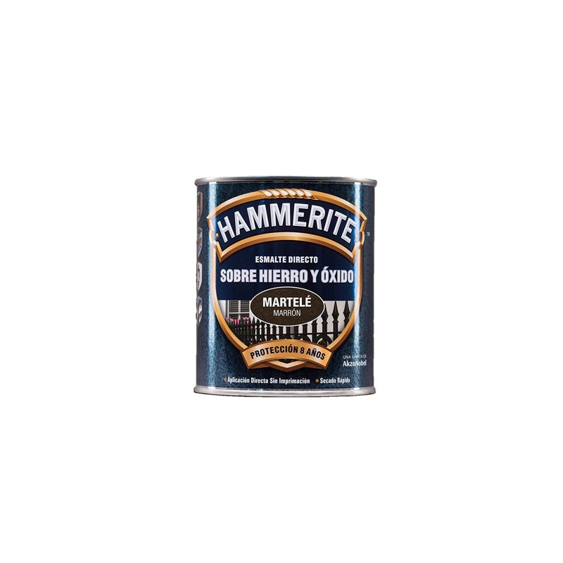 PINTURA HAMMERITE MARTELE MARRON 250ML.