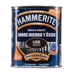PINTURA HAMMERITE LISO MARRON 250ML.