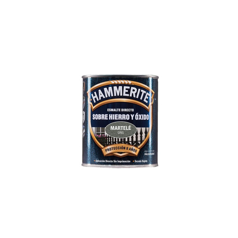 PINTURA HAMMERITE MARTELE GRIS 250ML.