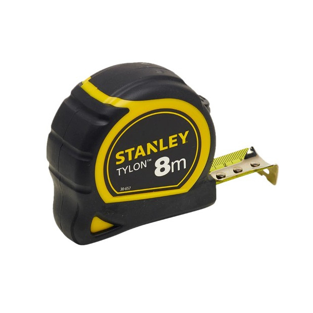 FLEXOMETRO STANLEY BIMATERIAL 8Mts.x25mm.