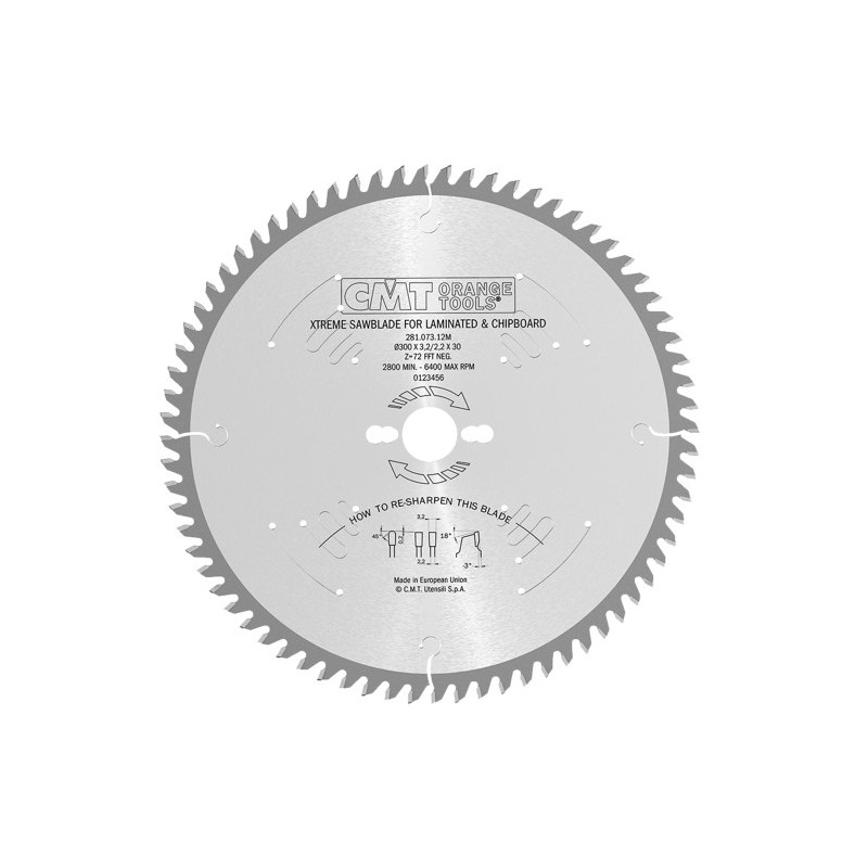 SIERRA CIRCULAR CMT 250x3,2x30 Z-60 TCG