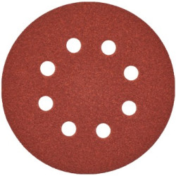 DISCO LIJA MILWAUKEE 125MM 80GR- 5 UNID.DESCAT.