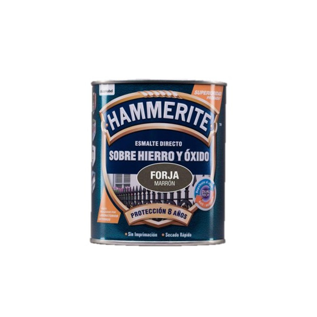 PINTURA HAMMERITE FORJA MARRON 750ML