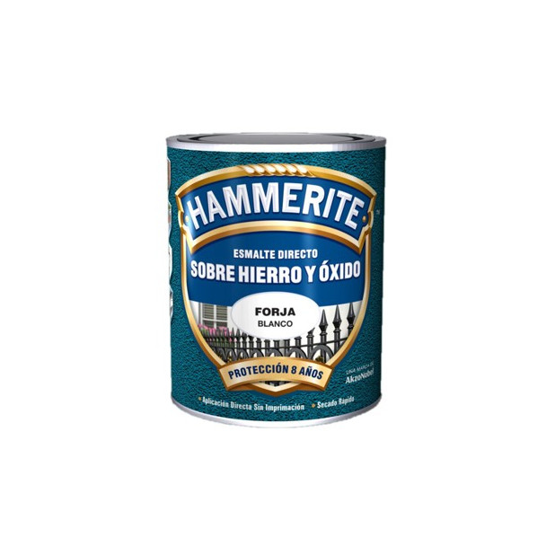 PINTURA HAMMERITE FORJA BLANCO 750ML.