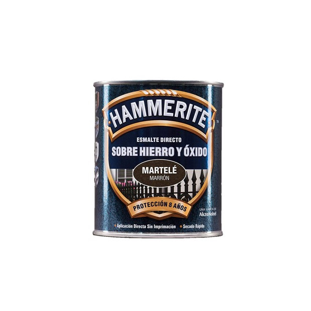 PINTURA HAMMERITE MARTELE MARRON 750ML